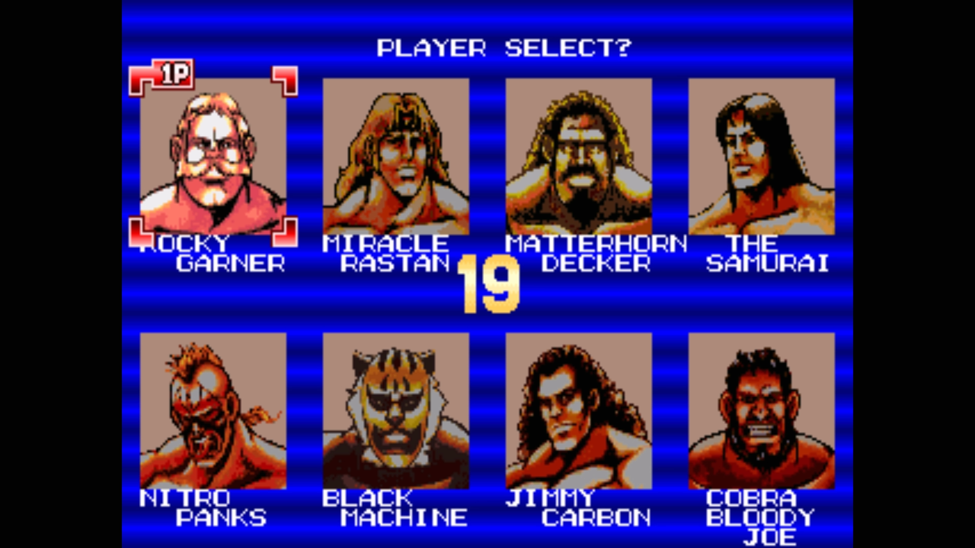 [유머] 고전게임)타이거마스크가 나오던 챔피언레슬러 -  와이드섬