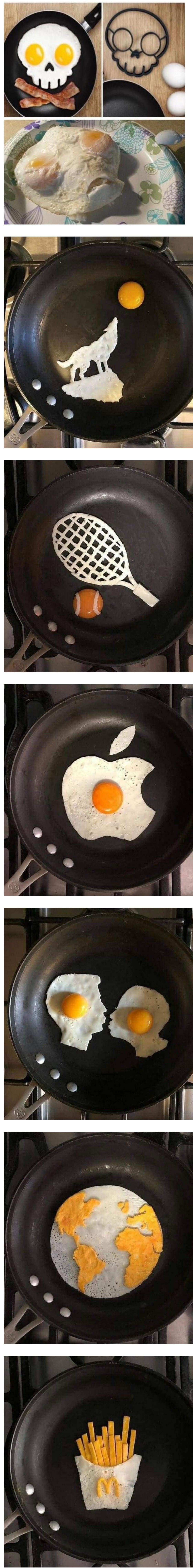 [유머] 계란 프라이 아트 -  와이드섬