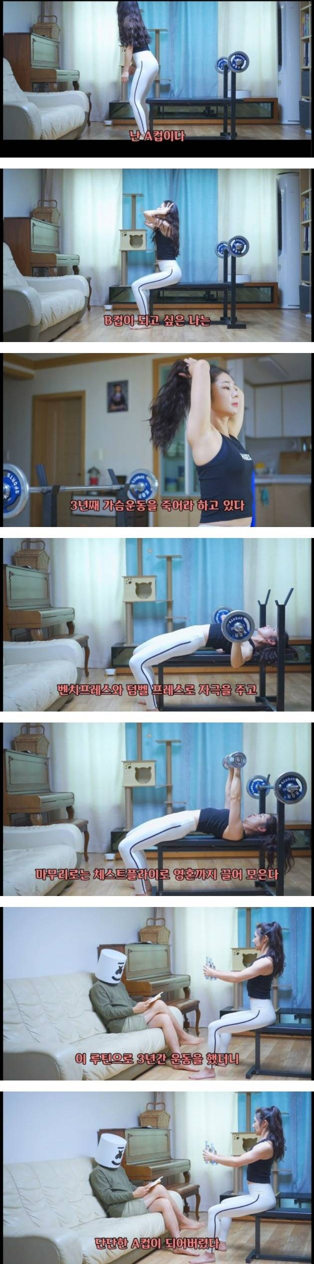 [유머] 운동을 시작한 이유 -  와이드섬