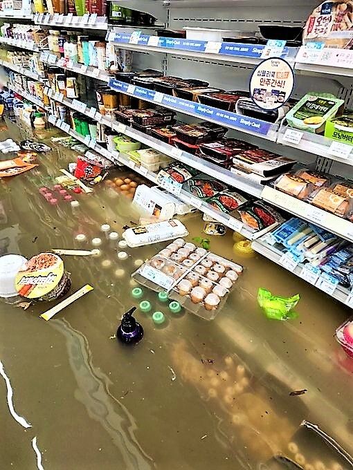 [유머] 인천 물난리 진짜인가봄 -  와이드섬