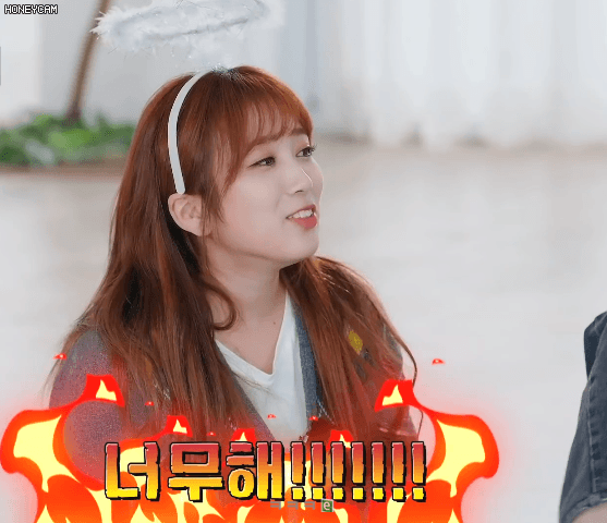 [연예] [움짤]         [IZ*ONE]  나코  주고쏘요  ㅠ _ ㅠ -  와이드섬