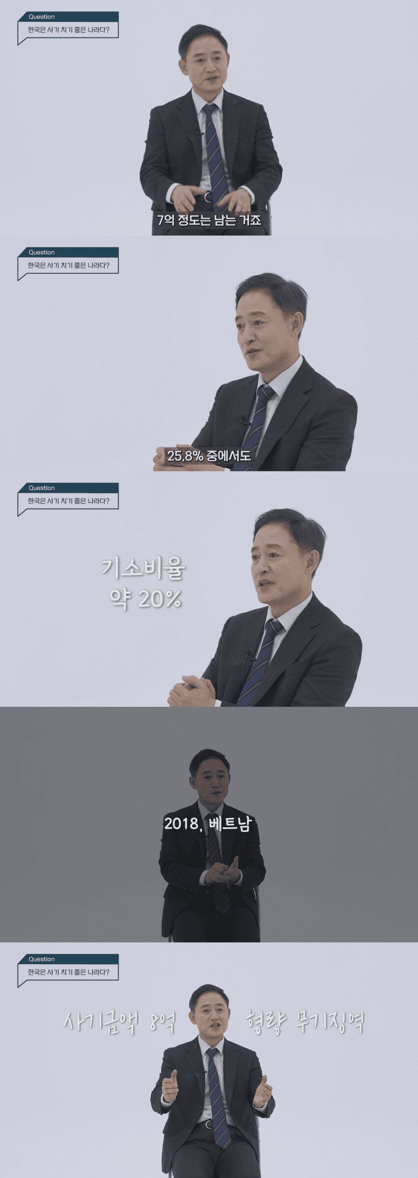 [유머] 검사가 말하는 사기가 존나 많은 이유 -  와이드섬