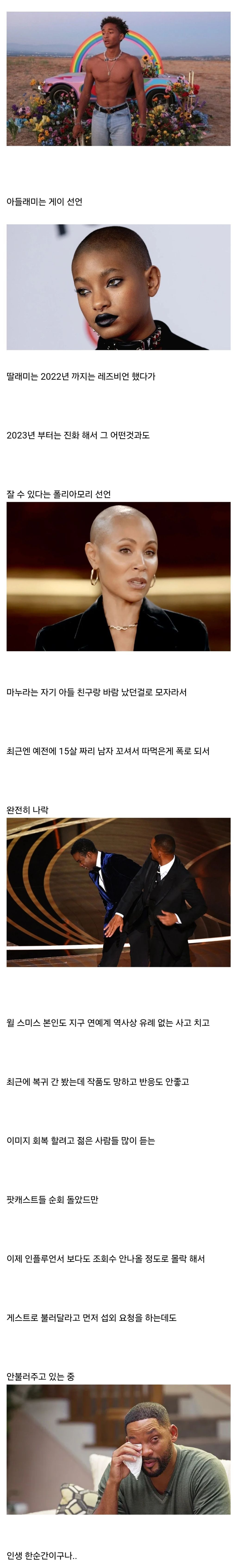 [유머] 윌스미스 근황 -  와이드섬