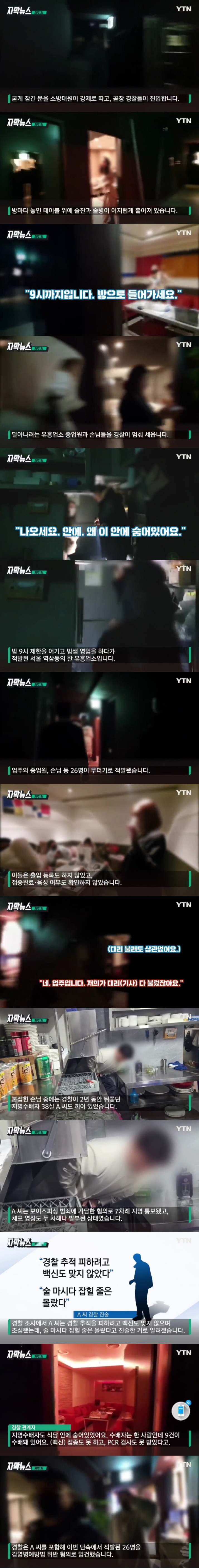 [유머] 불법 유흥주점 단속에서 붙잡힌 의외의 인물 -  와이드섬