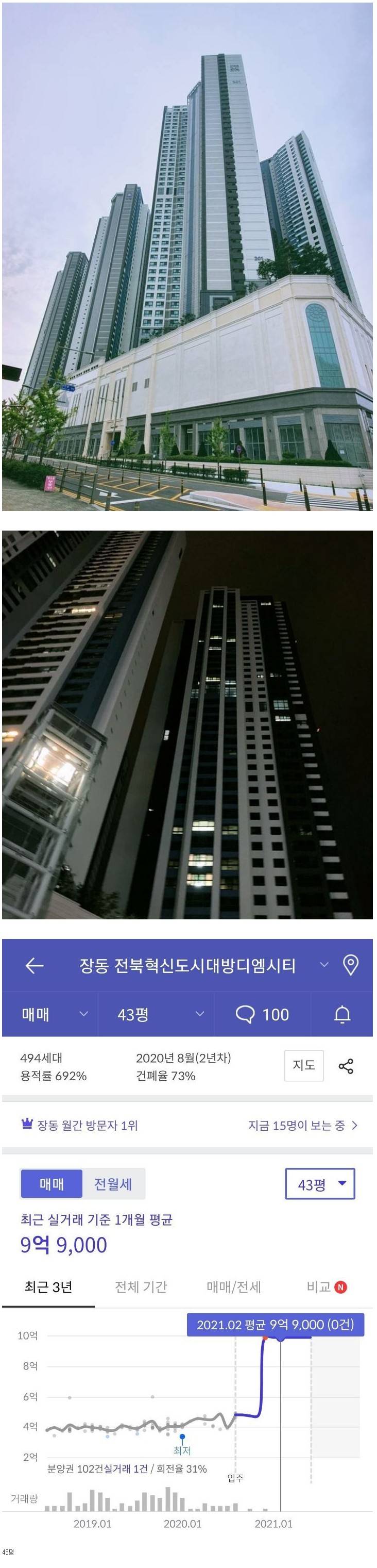 [유머] 전주에서 9억 9천만원이라는 아파트 -  와이드섬