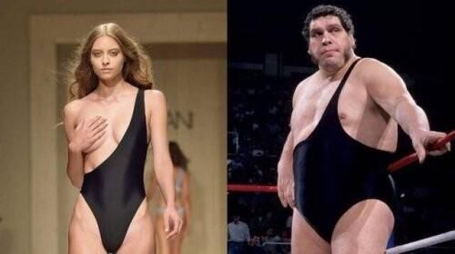 [유머] 같은 옷, 다른 모델... -  와이드섬