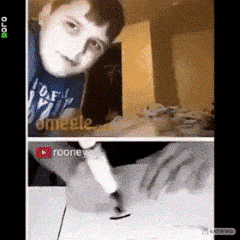 [유머] 랜챗에서 그림 그려주기. -  와이드섬