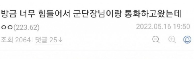 [유머] 군단장이랑 통화한 병사. -  와이드섬