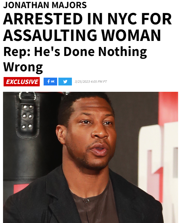 [유머] 어벤져스 캉, 조너선 메이저스 폭행 혐의로 체포 -  와이드섬