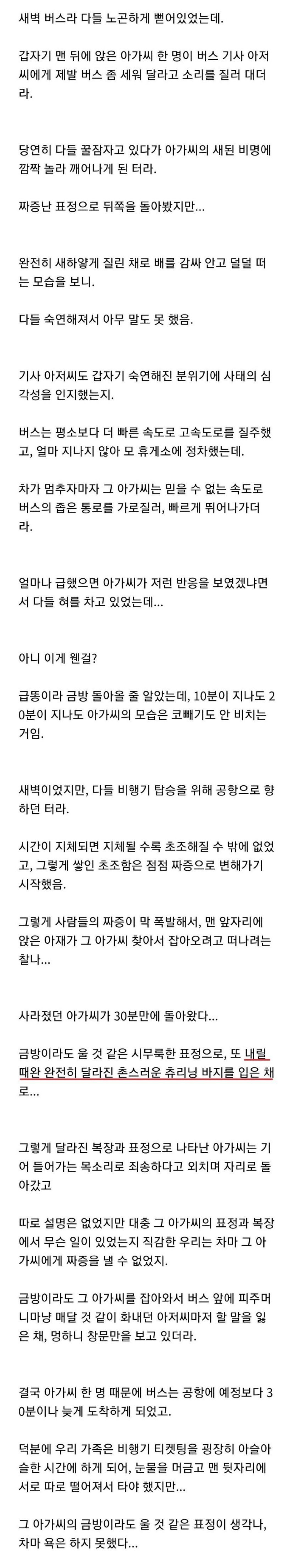 [유머] 고속버스 민폐녀의 최후... -  와이드섬