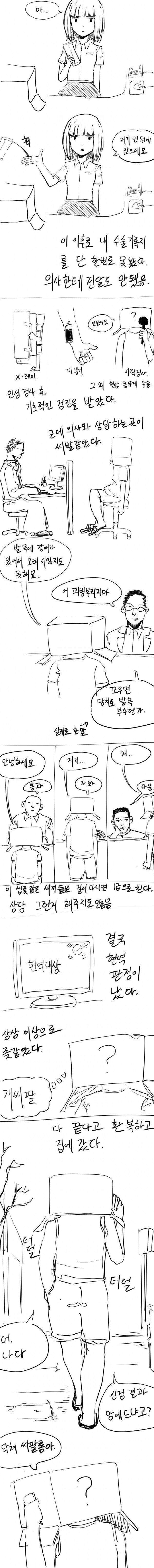 [유머] 병무청에서 삭제요청받은 만화 -  와이드섬