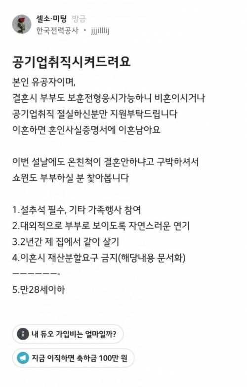 [유머] 쇼윈도 부부 하실분 찾아요 -  와이드섬