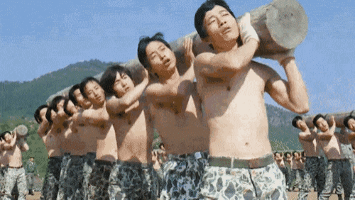 [유머] 옛날 예비군 훈련 -  와이드섬