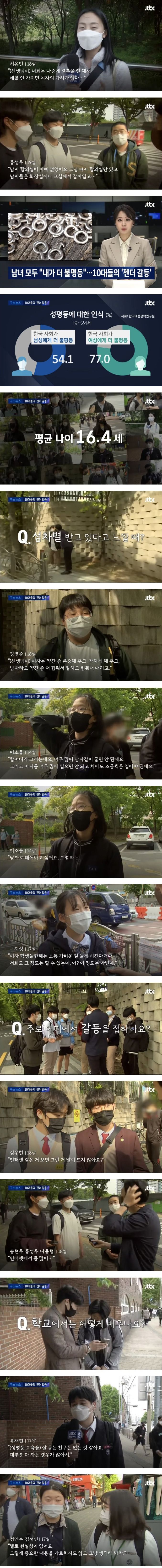 [유머] 10대가 느끼는 성차별 -  와이드섬