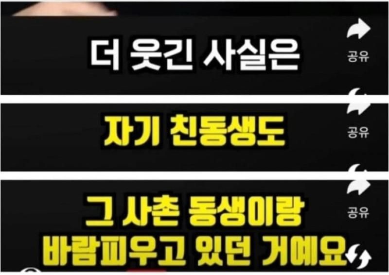 [유머] 불륜 레전드 -  와이드섬