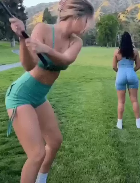 [유머] 골프 정확도 연습... -  와이드섬