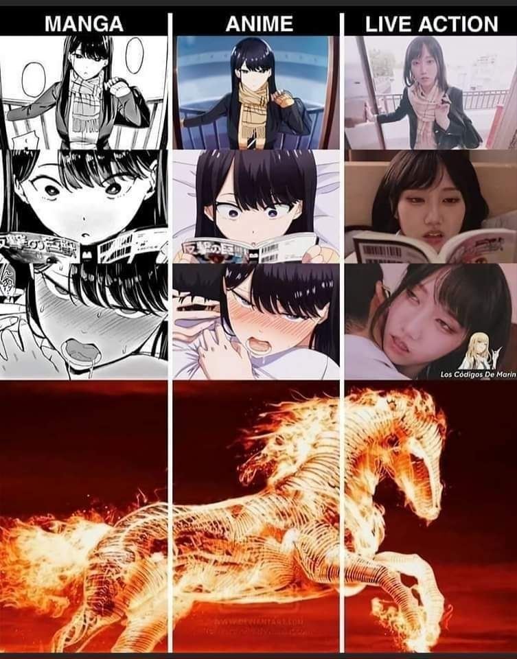 [유머] 만화 애니 실사 -  와이드섬