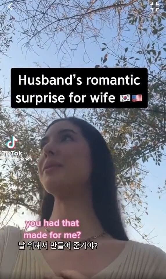 [유머] 한국남자가 외국인 아내를 위해 준비한 이벤트 -  와이드섬
