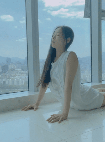 [유머] 요가 하는 상아 -  와이드섬