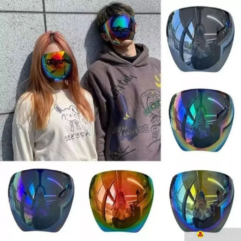 [유머] 안면 마스크에 선그리 기능!? -  와이드섬