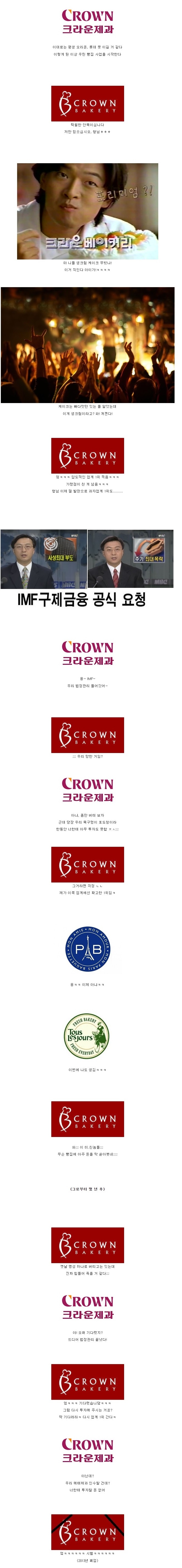 [유머] 업계 1위였던 크라운 베이커리 -  와이드섬